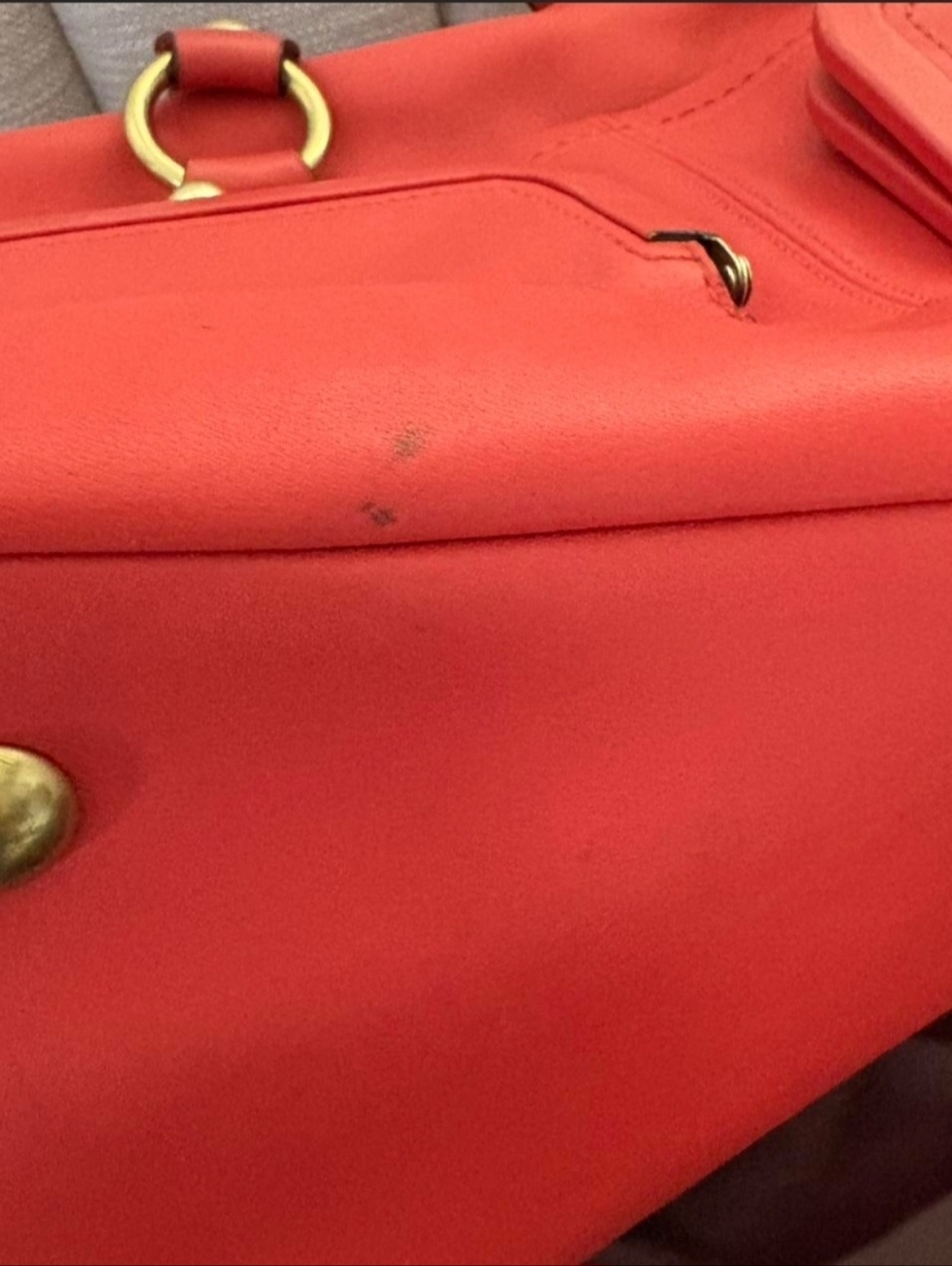 Coach Bleecker Street Leather Shoulder Bag Double Kiss Locks 11257 Ellie Style - Picture 7 of 8
